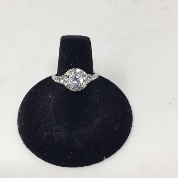 Brilliant 1 Ct. Cubic Zirconia Bridal Ring (H15) - Picture 2 of 6